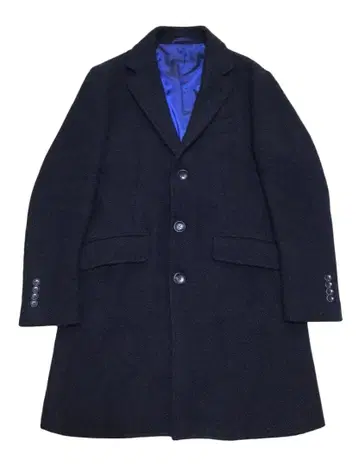 EPOCA UOMO 에포카 워모 부클레 가공 체스터 코트 네이비 44