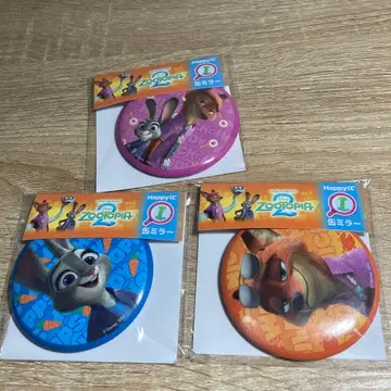 주토피아2 Happy 복권 I상 캔 거울 3종 세트