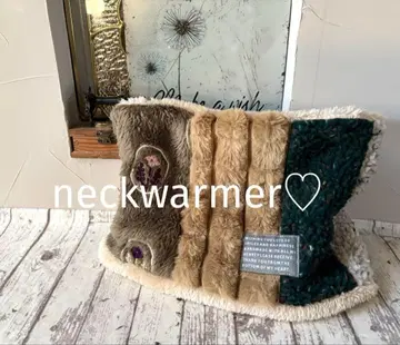 따뜻한 여성 겨울 원단 배합 넥워머