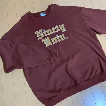 [새상품급] 9090 맨투맨 브라운 사이즈 XL