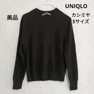 [새상품급] UNIQLO 유니클로 캐시미어 니트 블랙 S사이즈