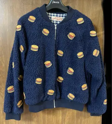 Candy Stripper 햄버거 겉옷 자켓 보아 네이비 아우터