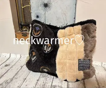 따뜻한 여성용 겨울 원단 혼방 넥워머