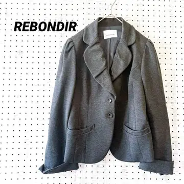 레본디르 테일러드 자켓 프릴 옷깃 다크 그레이 (13AR) 분또