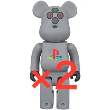 x 2 BE@RBRICK The First PlayStation 400%