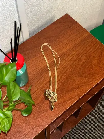 디자인 목걸이 골드 경사