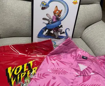 주토피아 2 해피 복권 A상 포스터 피규어 3종 세트