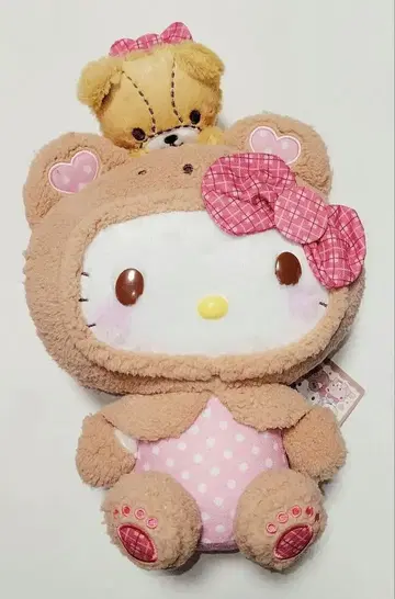 헬로키티 딸기 신문 645호 콜라보레이션 페어 봉제 인형