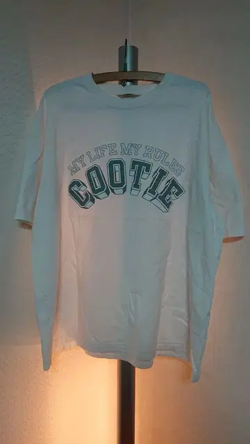 COOTIE/OPEN END YARN S/S TEE/WHITE