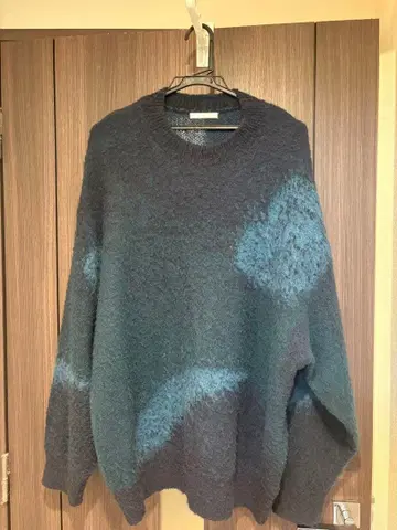 WYM 오버 사이즈 니트 M 다크 블루