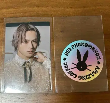 키도페노 카와구치 소마 포토 카드와 아메코 스티커