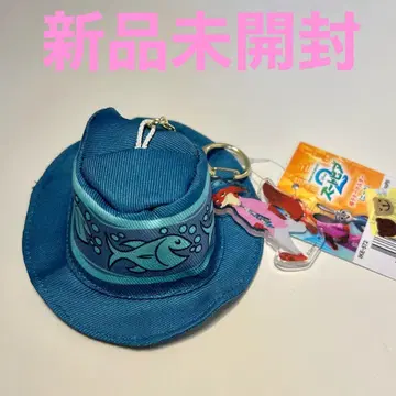 주토피아2 극장 굿즈 모자 키링 키링 닉 새상품