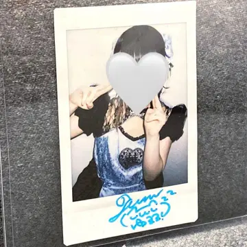 [유루루] 앗토호무 카페 브로마이드 솔로 폴라로이드 복권