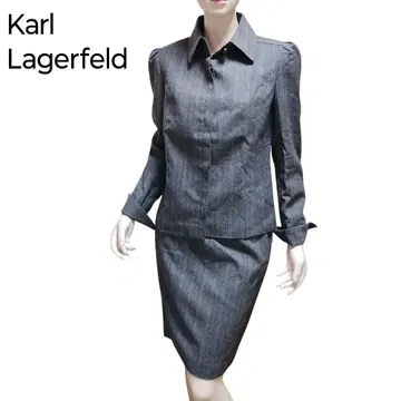 새상품 칼 라거펠트 수트 사이즈 38 그레이 112,000엔