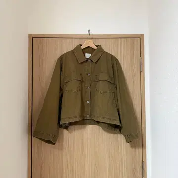 todayful 와이드 밀리터리 자켓