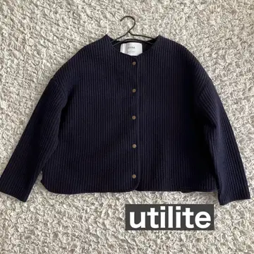 유틸리티 utilite 노카라 자켓 네이비 일본제