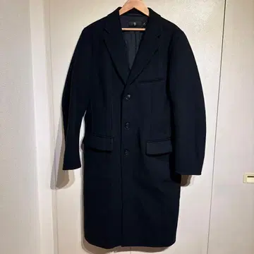 +J 블랙 체스터 코트 M