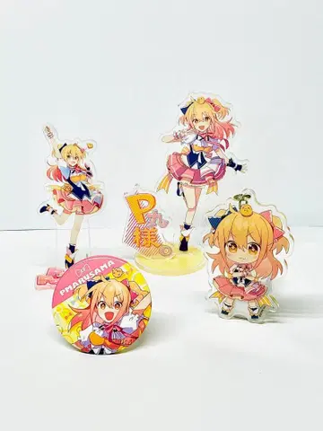 P마루님. 아크릴 스탠드, 키링, 캔뱃지 세트