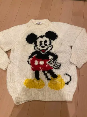 미키 스웨터 빈티지