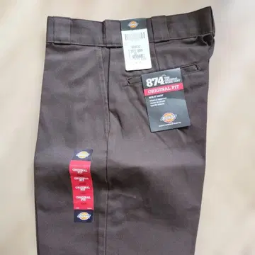 택 포함 새상품 디키즈 Dickies 874 워크 팬츠 다크 브라운