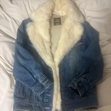 스나이델 퍼 달린 데님