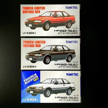 토미카 리미티드 빈티지 NEO 토요타 코롤라 레빈 3대 세트