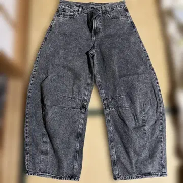 하이라이즈 호스슈 데님 27인치 블랙 중고