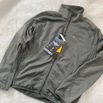 미사용 새상품 버튼 AK457 미드 플리스 카키 남성용 S