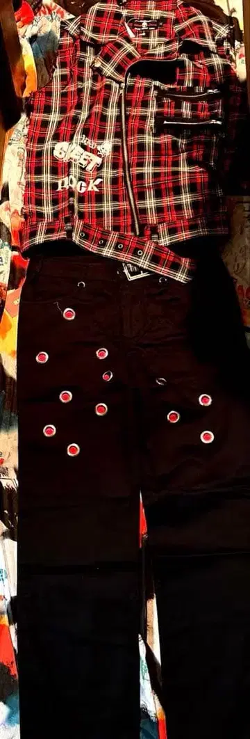 BODY LINE 펑크 록 상하의 총정리