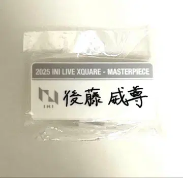 INI MASTERPIECE 캡슐 토이 명찰 고토 타케루