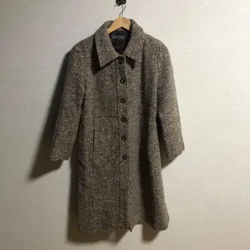 CLUB DENFANTS 헤링본 롱 코트