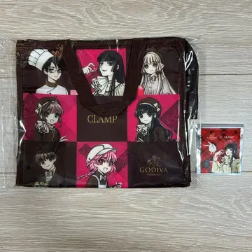 고디바 CLAMP 보냉백 + 유코 x 모코나 스티커 세트 GODIVA