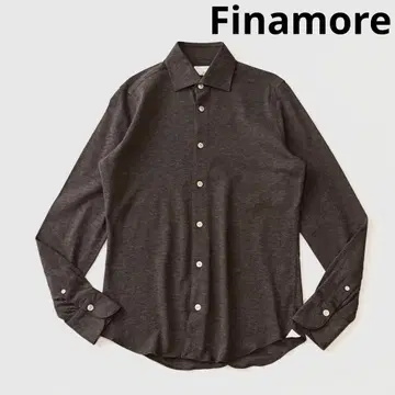 Finamore 피나모레 코튼 캐시미어 저지 셔츠