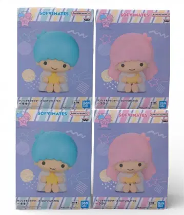 산리오 캐릭터즈 SOFVIMATES 키키 라라 2세트