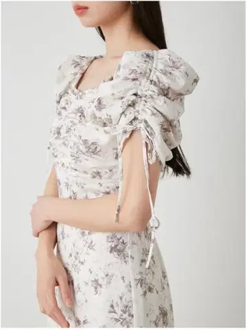 SNIDEL 바리에 프린트 원피스