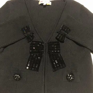 크리스마스 특가 [미사용] 슈퍼뷰티 스팽글 리본/볼레로/42