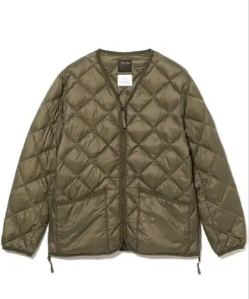 TAION 퀼트 다운 블루종