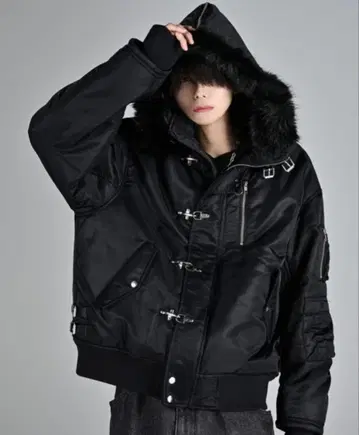 ADLER-N-2B 블랙 자켓 L 사이즈