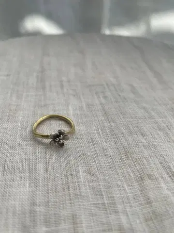 놋쇠 실버 반지 [ kukka ]