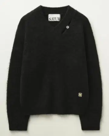 SATUR V넥 니트