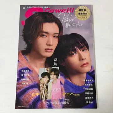 S Cawaii! 후지모토 코다이 x 칸 히데요시 미니 사진 포함