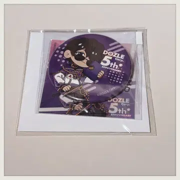 도즈루사 5주년 복권 캔뱃지&스티커 세트 본주루