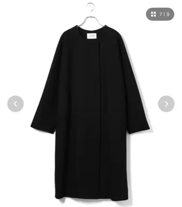 ADAM ET ROPE FEMME 저지 멜톤 코트 새상품급