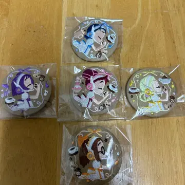 오쟈마녀 도레미 자수 캔뱃지 5개 세트