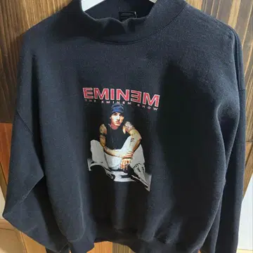 Eminem The Eminem 쇼 크루넥 맨투맨 블랙 L
