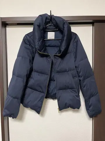 네이비 다운 자켓