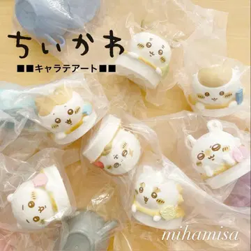 치이카와 캐릭터 아트 박스 없음 라떼 아트 피규어