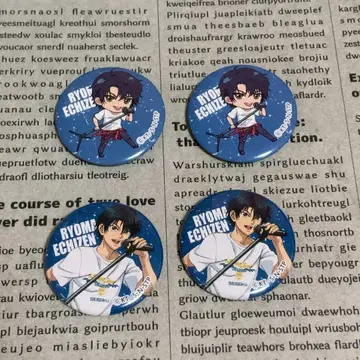 에치젠 료마 베스트 페스티벌 캔뱃지 4개 세트