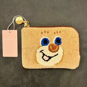 [택 포함 새상품] 페이러 도업 테디 L자 파우치