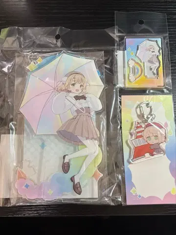 시구레 우이 도쿄 타워 콜라보 입체 아크릴 스탠드 지역 한정 키링 세트